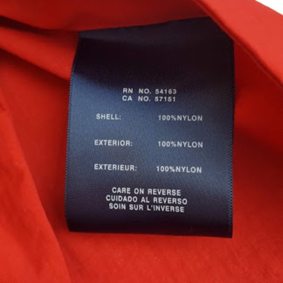 NWT Tommy Hilfiger Oversized Windbreaker / Rain Jacket, Size M - Picture 8 of 14